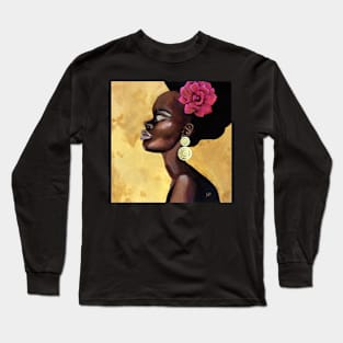 African Rose Long Sleeve T-Shirt